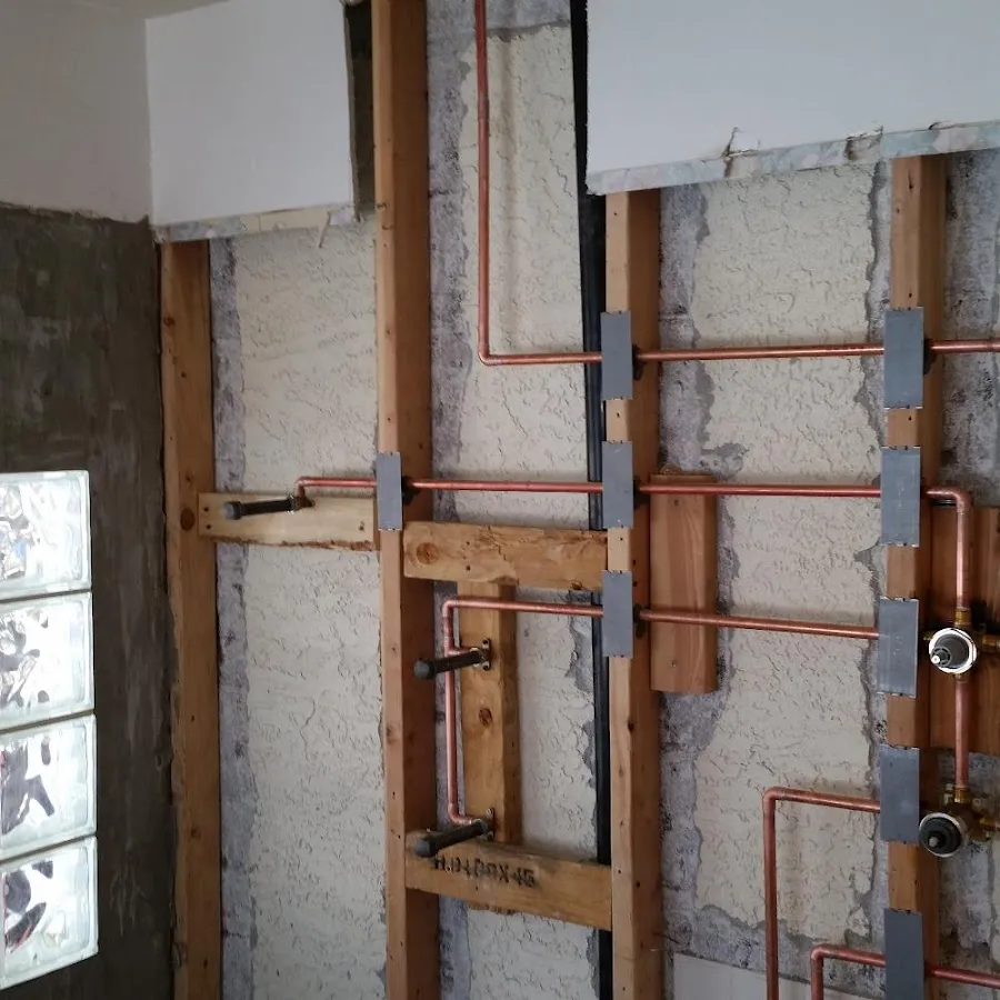 Copper pipe installation for Burst Pipe Repair in Farmington